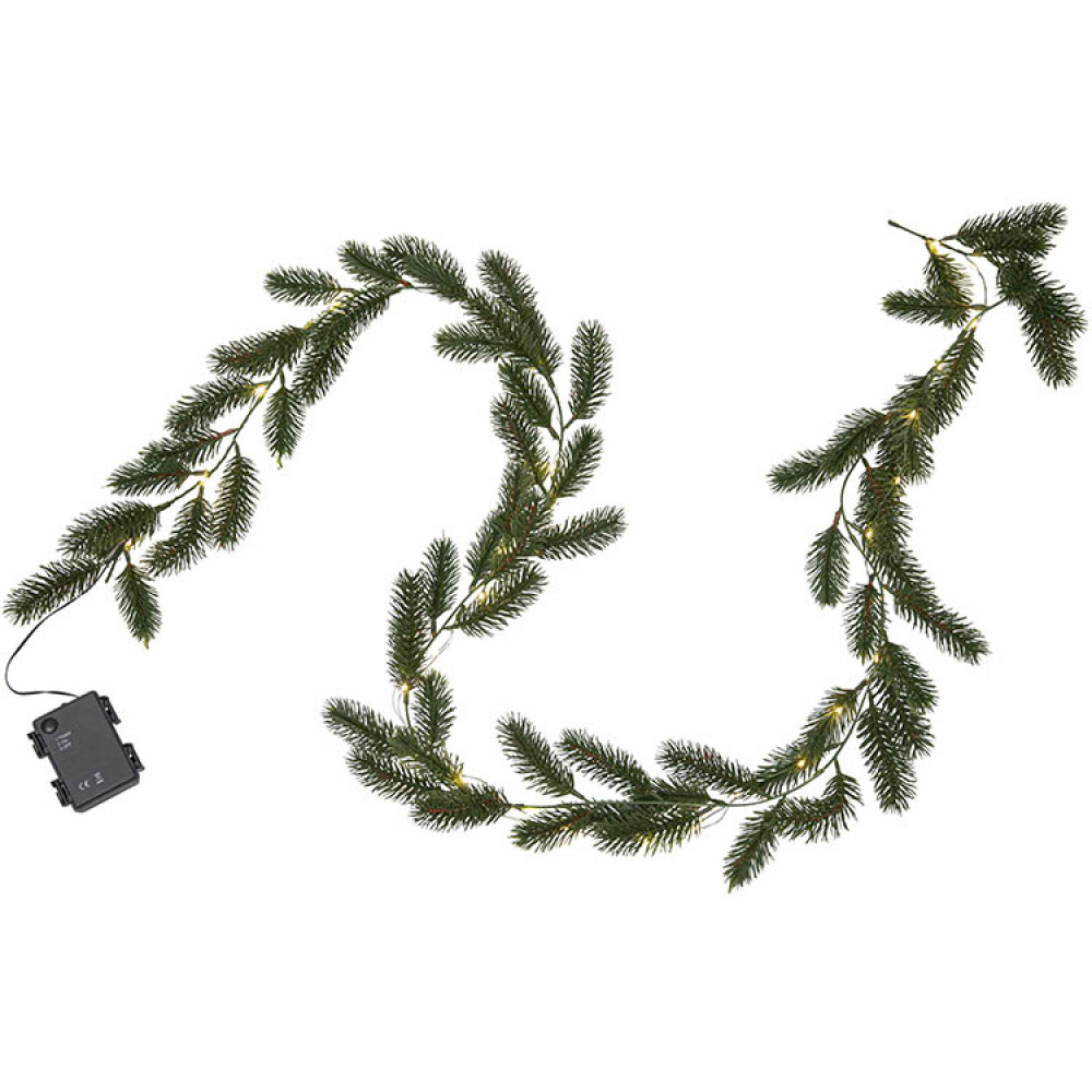 Battery-powered pine LED garland in the group Holidays / Advent & Christmas / Christmas lighting at SmartaSaker.se (14660)