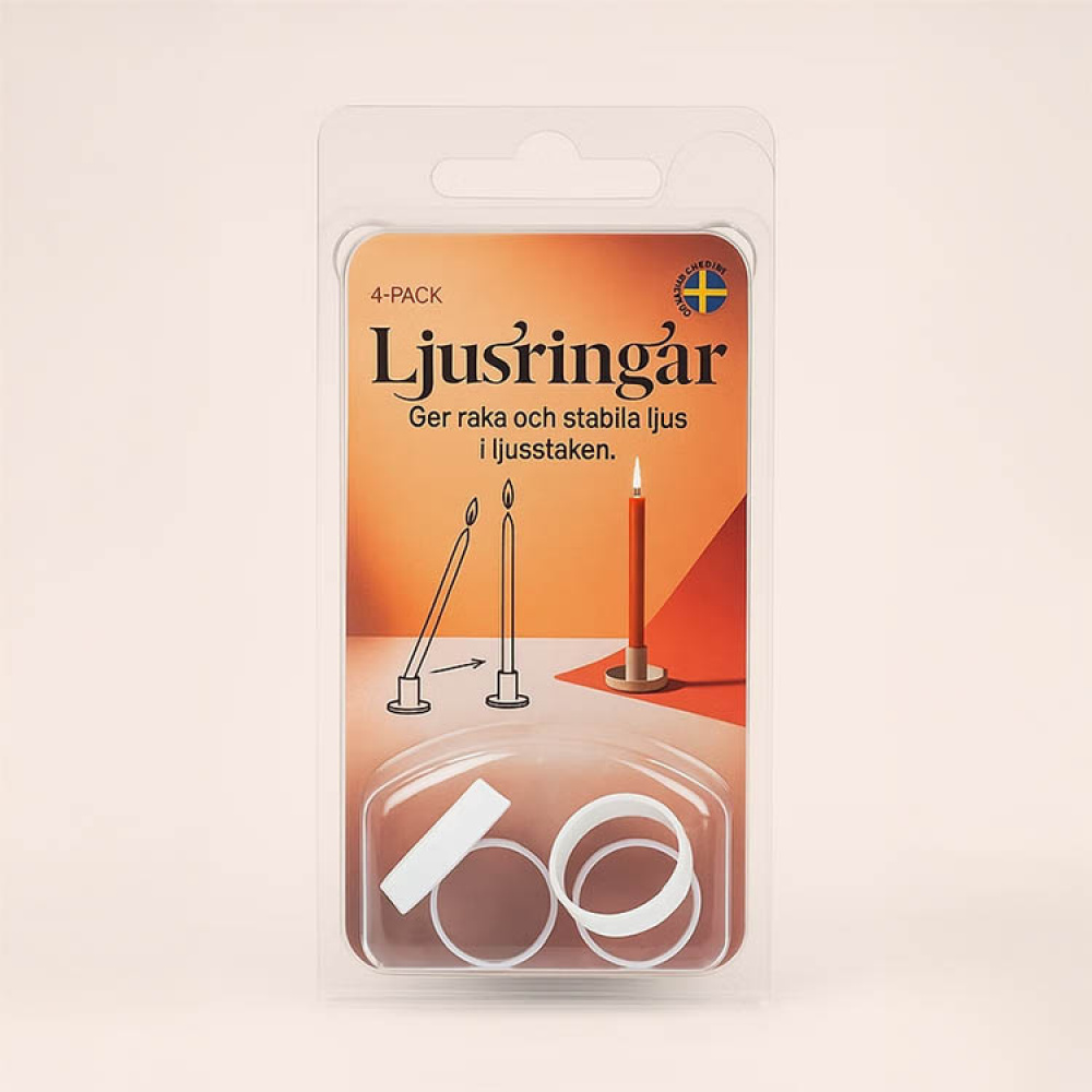 Candle stabilizer rings 4-pack in the group Lighting / Candlesticks and accessories at SmartaSaker.se (14666)