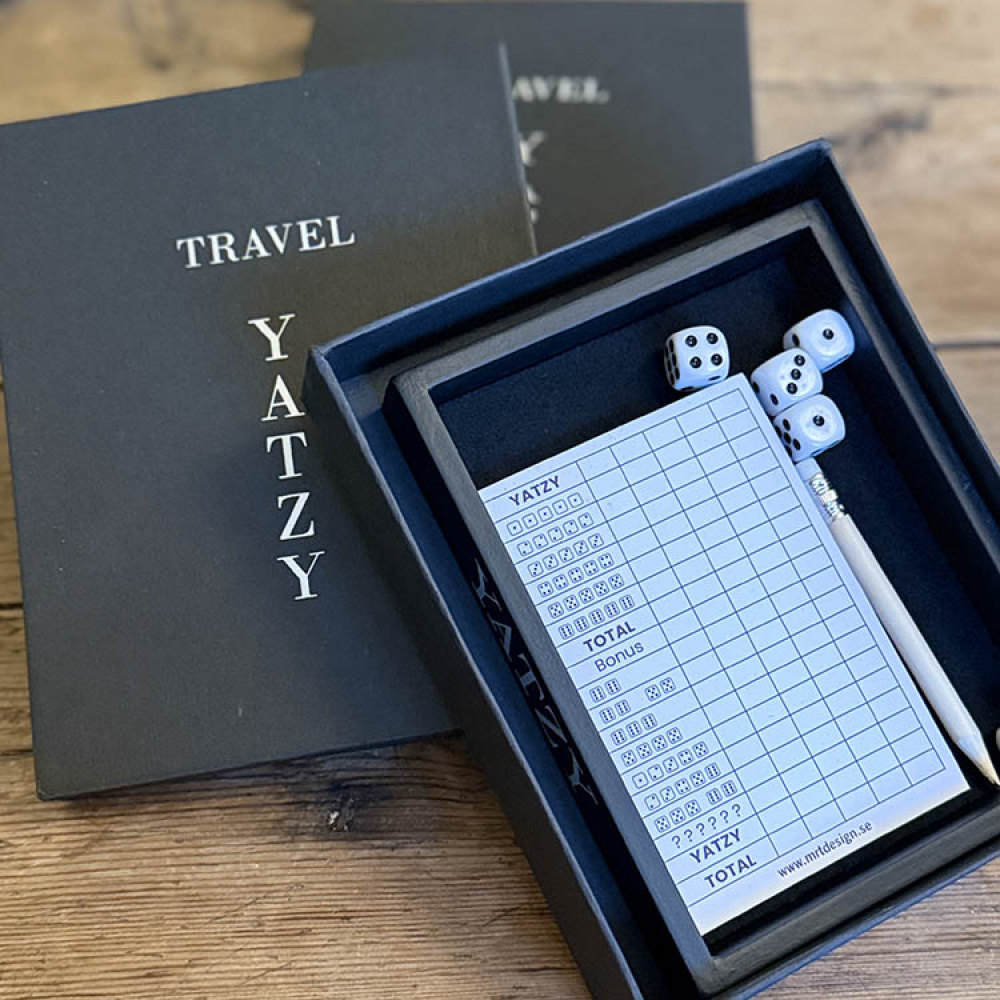Travel Yahtzee with game box in the group Leisure / Games / Board Games at SmartaSaker.se (14700)