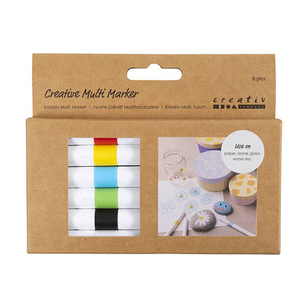 Marker pens 6-pack in the group at SmartaSaker.se (14701)