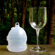 Collapsible wine glass
