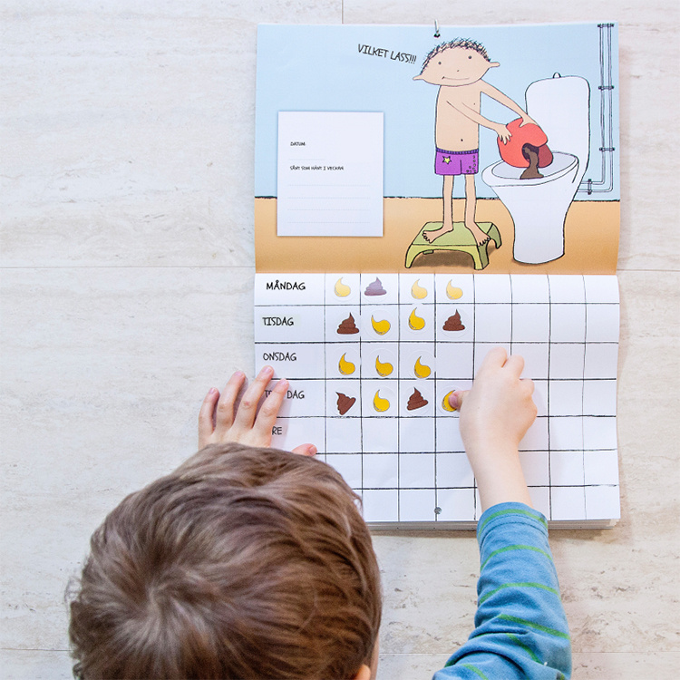 Potty training calendar with stickers in the group House & Home / Kids at SmartaSaker.se (14752)