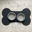 Dog bowl mat