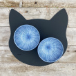 Cat bowl mat