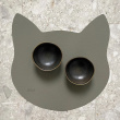 Cat bowl mat