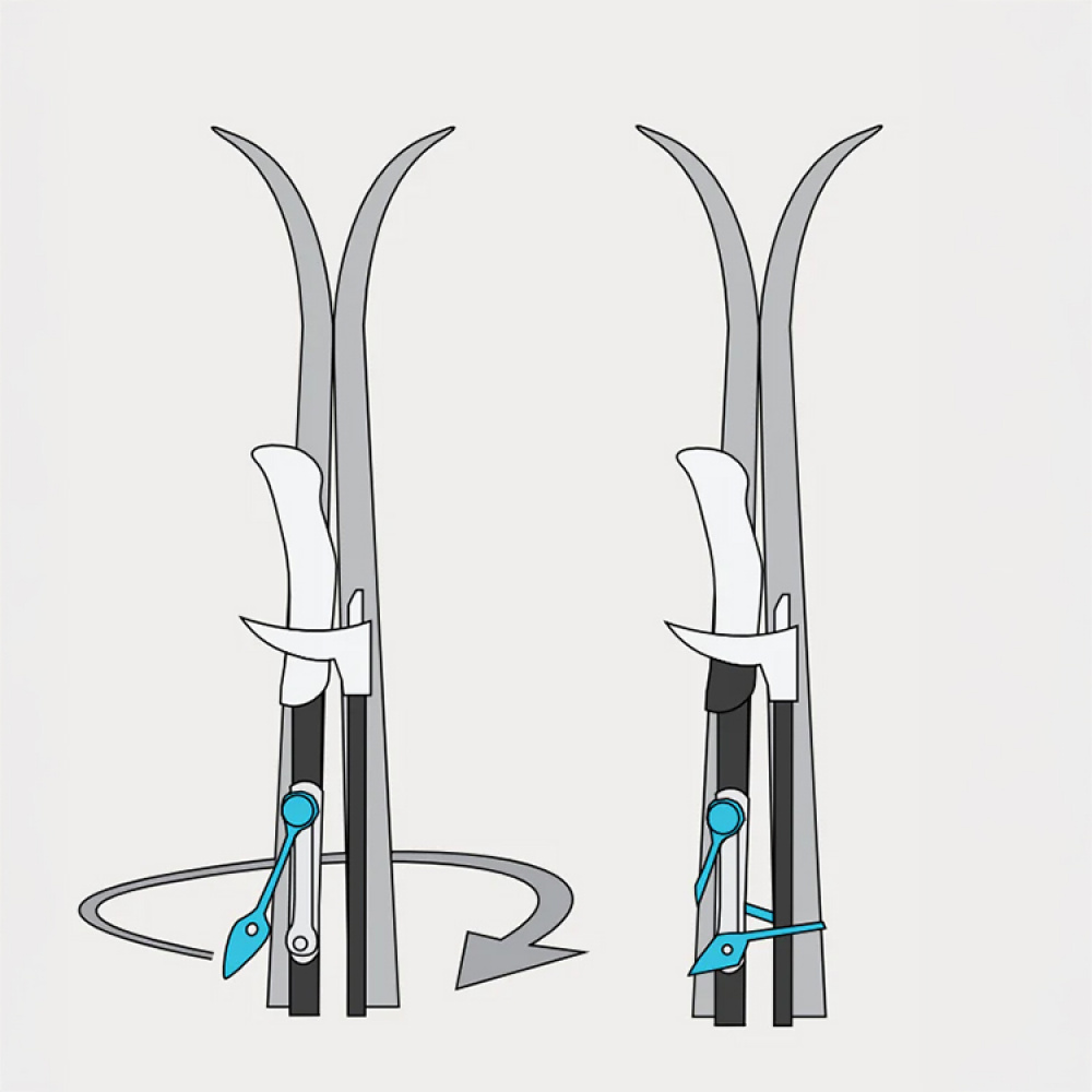 Ski holder 2-pack, Lyly-Strap in the group Leisure / Winter gadgets / Ski accessories at SmartaSaker.se (14788)