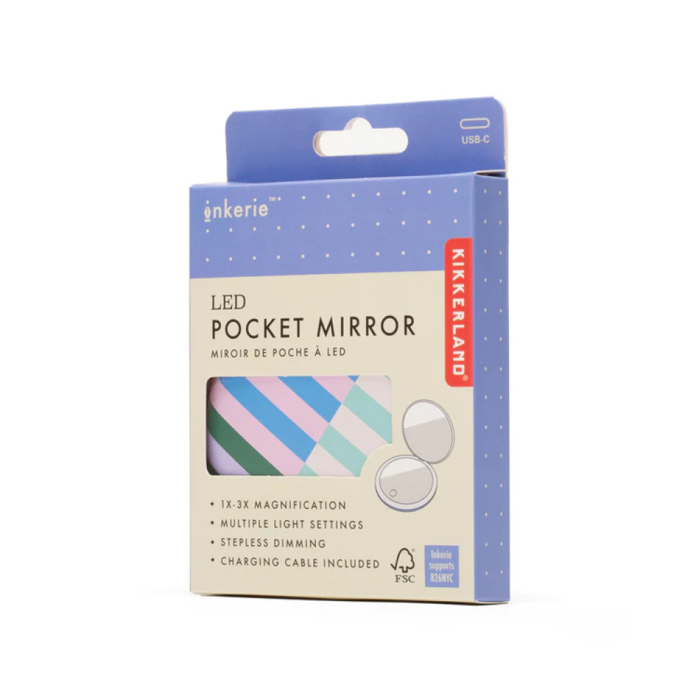 Pocket mirror with lighting in the group House & Home / Bathroom at SmartaSaker.se (14791)