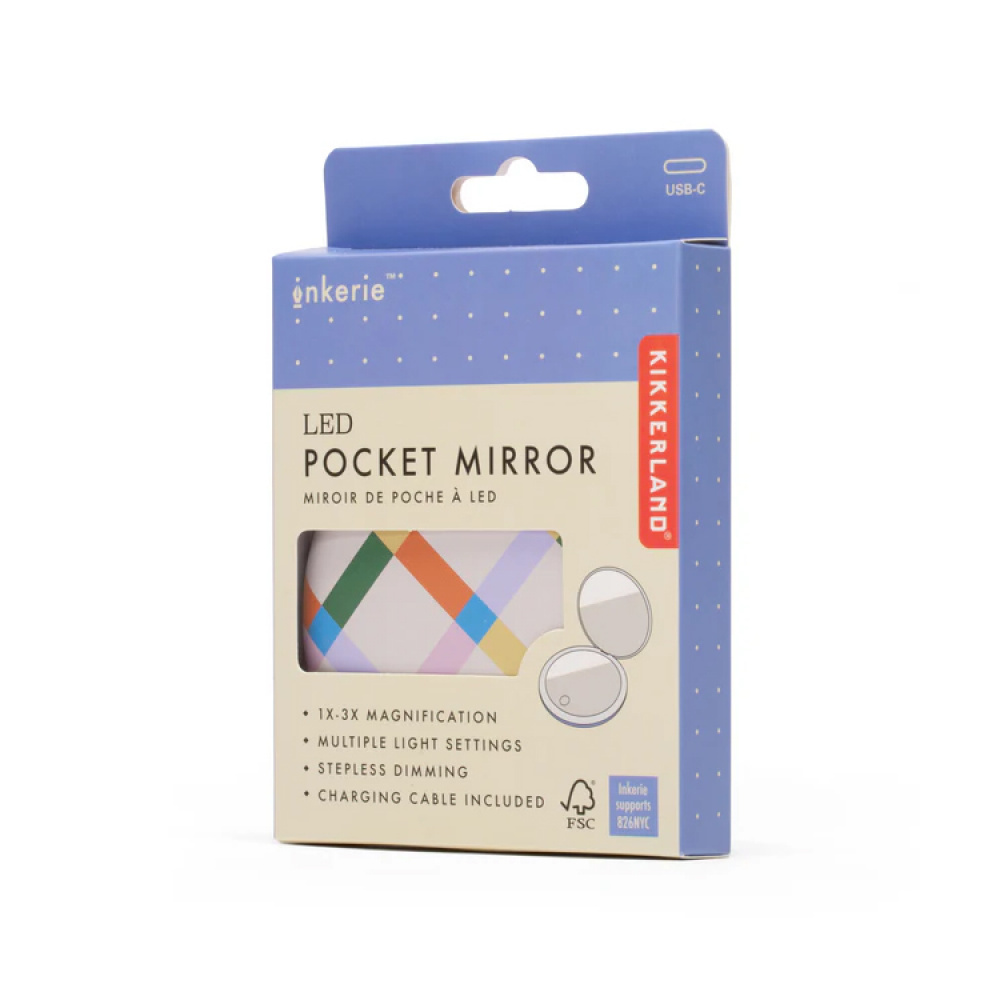 Pocket mirror with lighting in the group House & Home / Bathroom at SmartaSaker.se (14791)