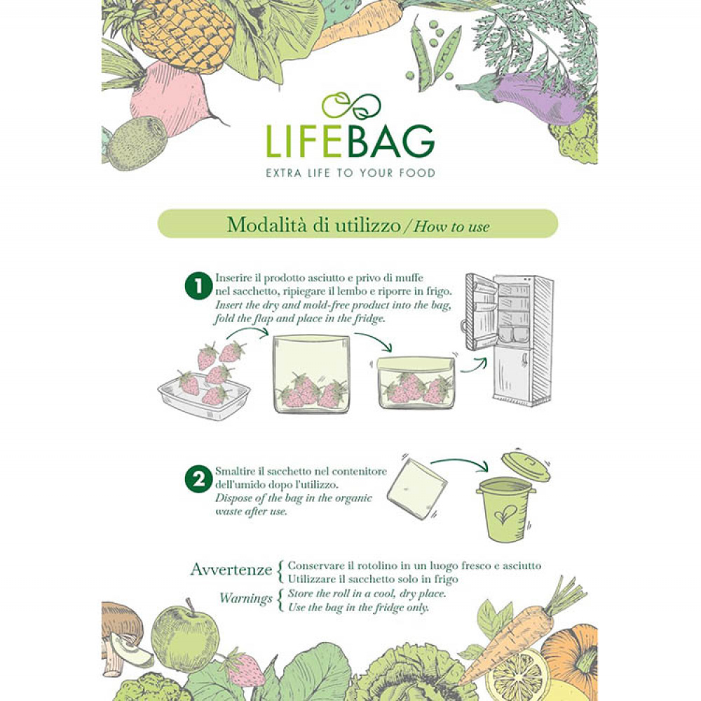 Fruit and vegetable bag 10-pack in the group House & Home / Sustainable Living / Reduce food waste at SmartaSaker.se (14802)