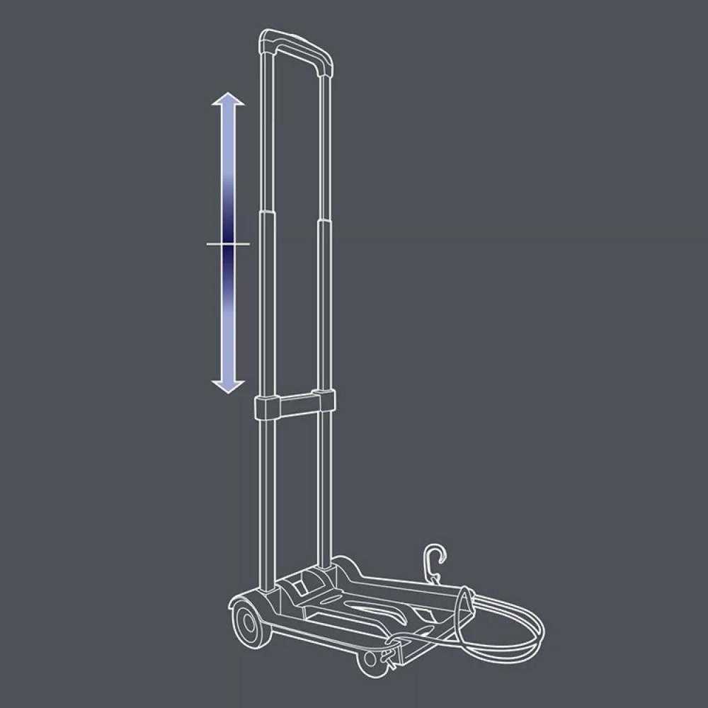 Folding luggage trolley, Go Travel in the group Leisure / Travelling at SmartaSaker.se (14832)