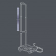 Folding luggage trolley, Go Travel