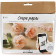 Craft flowers made of crepe paper