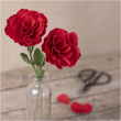 Craft flowers made of crepe paper