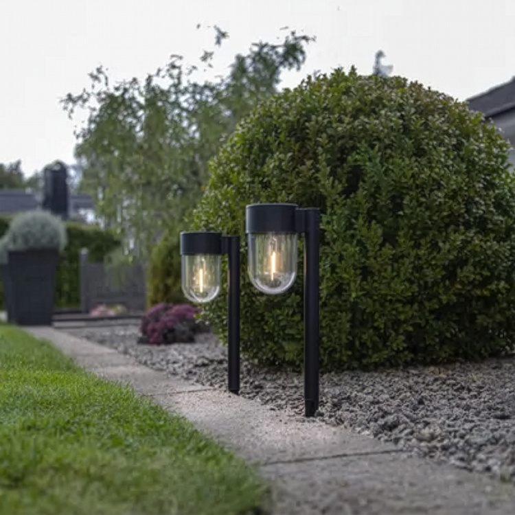Solar-powered ground lighting, 2-pack, 30 cm in the group Lighting / Outdoor lighting / Solar Cell Lighting at SmartaSaker.se (14849)