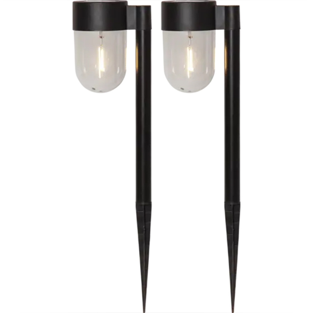 Solar-powered ground lighting, 2-pack, 30 cm in the group Lighting / Outdoor lighting / Solar Cell Lighting at SmartaSaker.se (14849)
