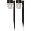 Solar-powered ground lighting, 2-pack, 30 cm