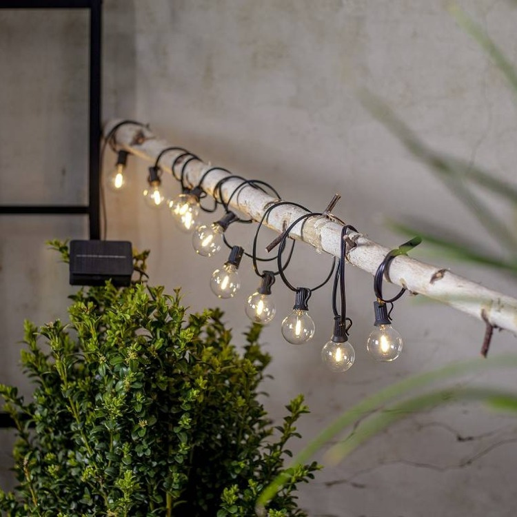 Solar string lights with hanging small bulbs in the group Lighting / Outdoor lighting / Solar Cell Lighting at SmartaSaker.se (14852)