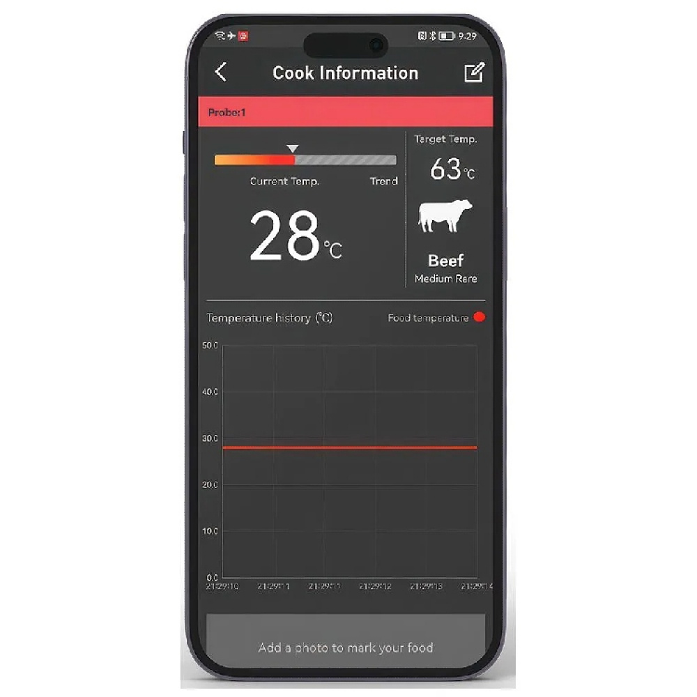 Grill thermometer for kettle grill, HerQ Dome in the group House & Home / Grill Stuff at SmartaSaker.se (14874)