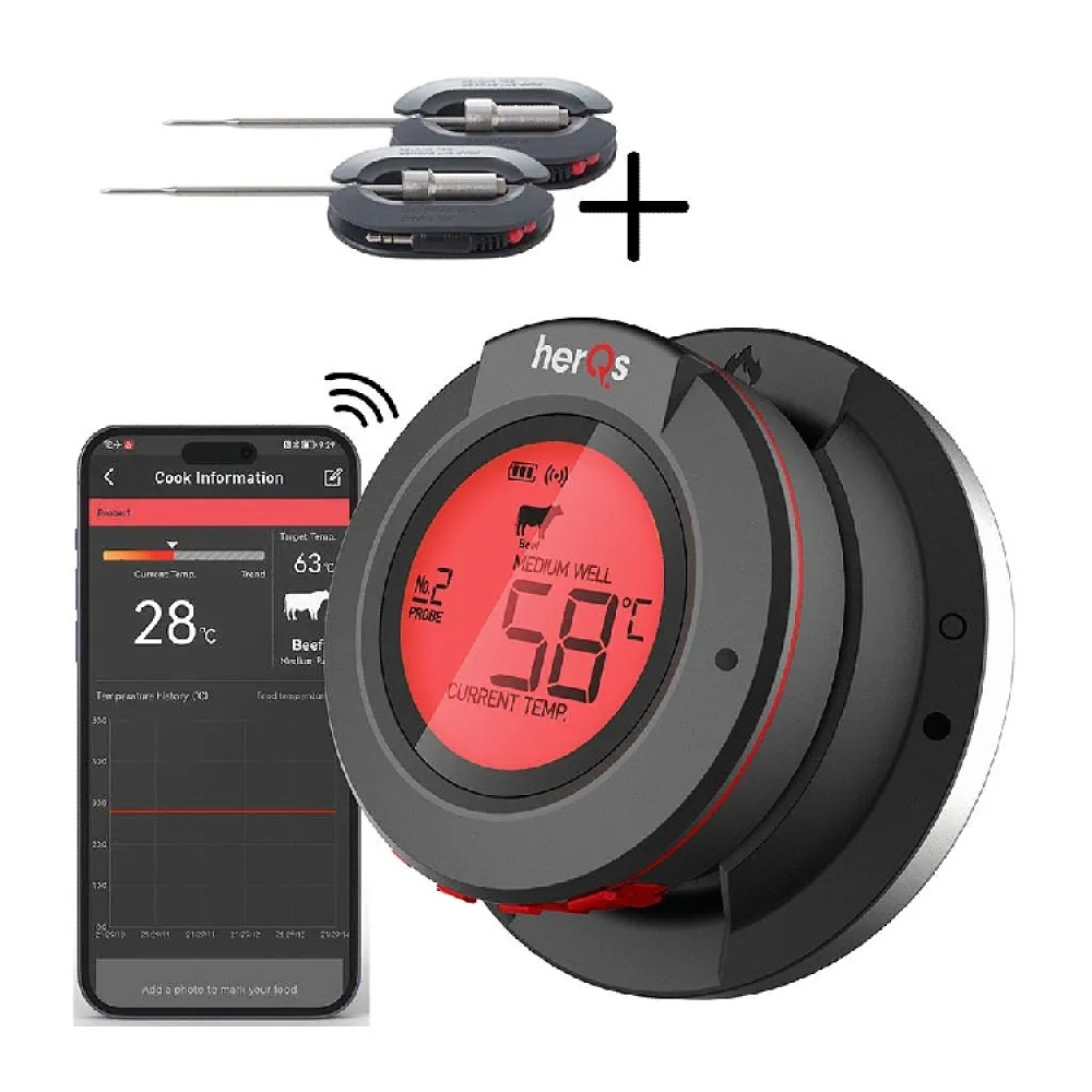 Grill thermometer for kettle grill, HerQ Dome in the group House & Home / Grill Stuff at SmartaSaker.se (14874)