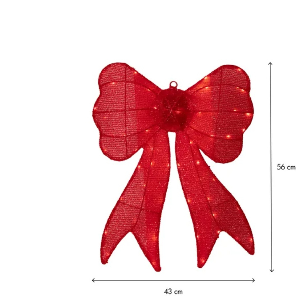 Large Battery-Operated Light-Up Bow in the group Lighting / Outdoor lighting at SmartaSaker.se (14880)