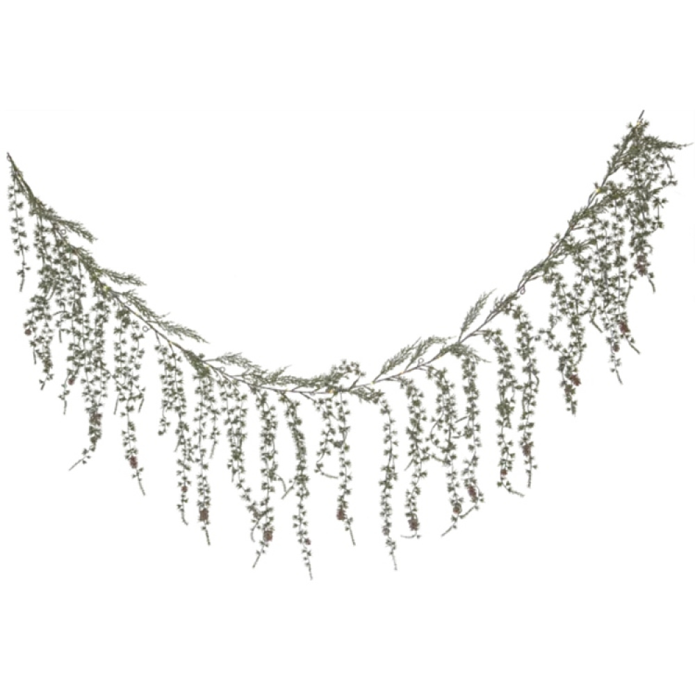 Garland with hanging evergreen branches in the group Lighting / Outdoor lighting at SmartaSaker.se (14881)