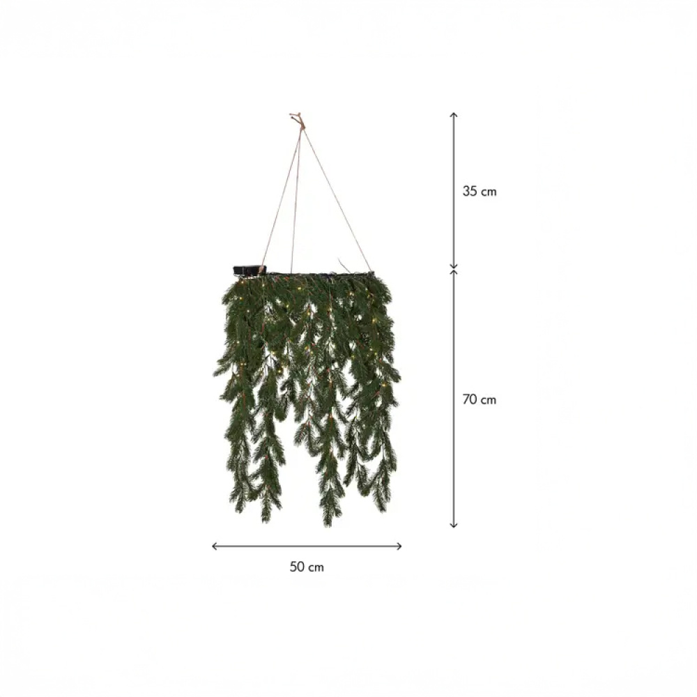 Battery-operated hanging wreath in the group Lighting / Outdoor lighting at SmartaSaker.se (14882)