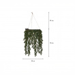 Battery-operated hanging wreath