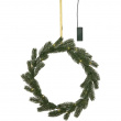 Fir wreath with lights