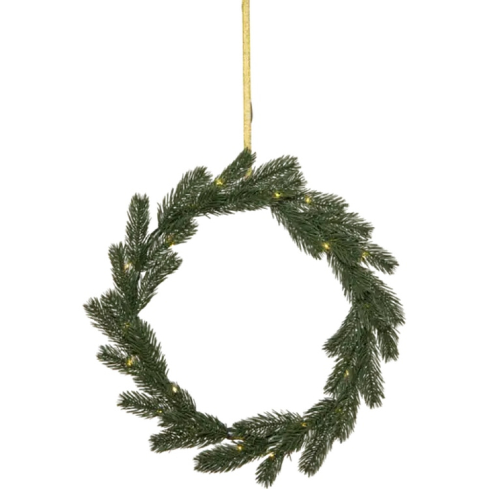 Fir wreath with lights in the group Lighting / Indoor lighting at SmartaSaker.se (14883)