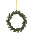 Fir wreath with lights