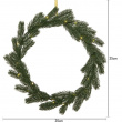 Fir wreath with lights