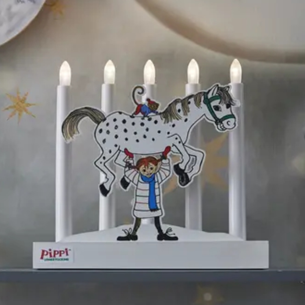 Battery-operated Advent Candlestick in the group Holidays / Advent & Christmas / Christmas lighting at SmartaSaker.se (14884)