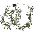 Battery-operated mistletoe string lights