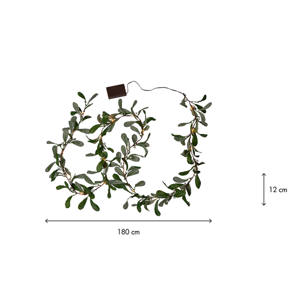 Battery-operated mistletoe string lights in the group Lighting / Indoor lighting at SmartaSaker.se (14885)