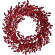 Rowan berry wreath with lights