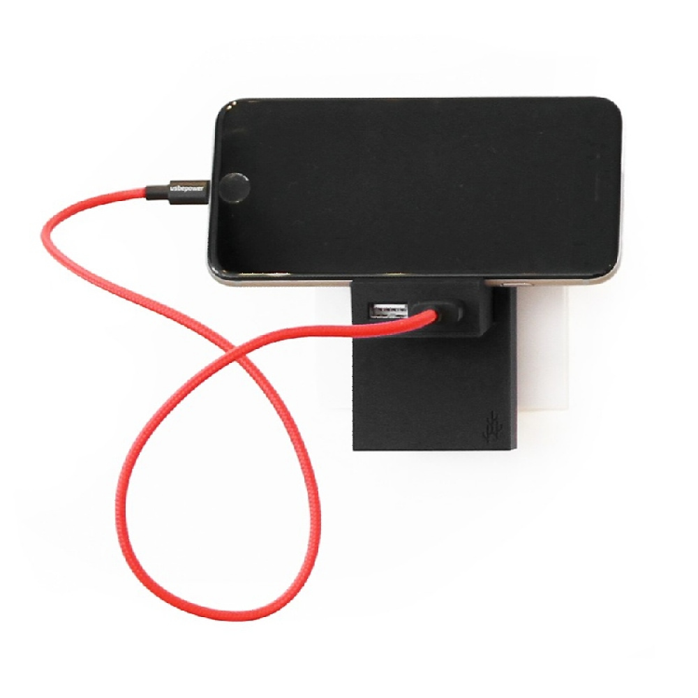 USB-A Wall Adapter with Stand in the group House & Home / Electronics / Mobile Accessories at SmartaSaker.se (14894)