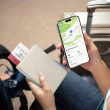 Passport Holder with tracker and RFID Protection