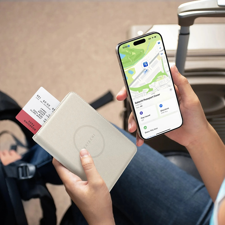 Passport Holder with tracker and RFID Protection in the group Leisure / Travelling at SmartaSaker.se (14895)