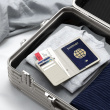 Passport Holder with tracker and RFID Protection