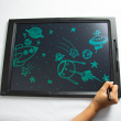Drawing board with whiteboard