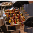 BBQ skewers with rack