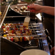 BBQ skewers with rack