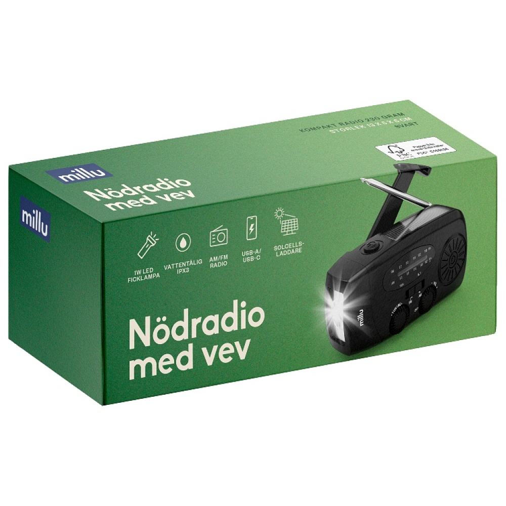Emergency Crank Radio in the group Safety / Emergency Preparedness at SmartaSaker.se (14950)