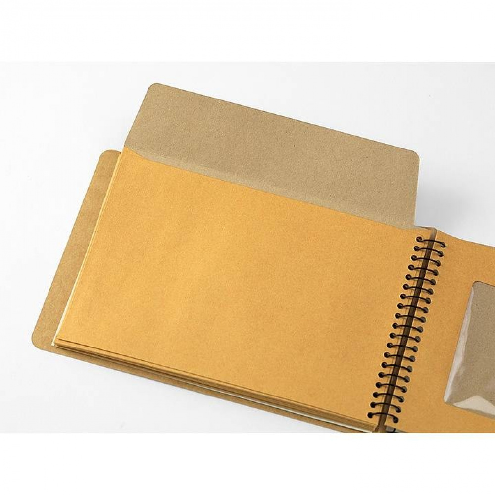 Album, Envelopes with Windows, SPIRAL RING B6, 12 pages, Traveler\'s Company, Natur in the group Storage / Office supplies at SmartaSaker.se (40001)