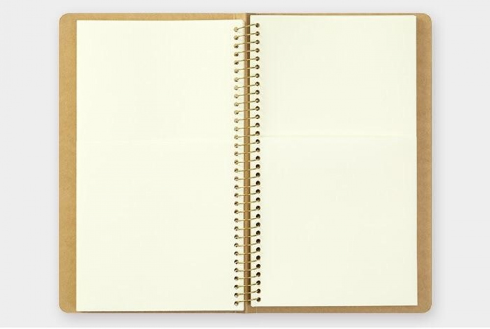 Note book with pockets, SPIRAL PAPER POCKET A6 SLIM, Traveler\'s Comapany, Natur in the group Storage / Office supplies at SmartaSaker.se (40007)