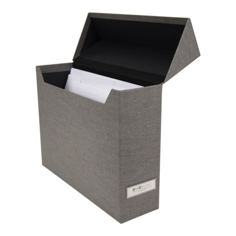 Archive box with 12, BIGSO LOVISA CANVAS, 33 x 9,5 x H24 cm in the group Storage / Office supplies at SmartaSaker.se (40012)
