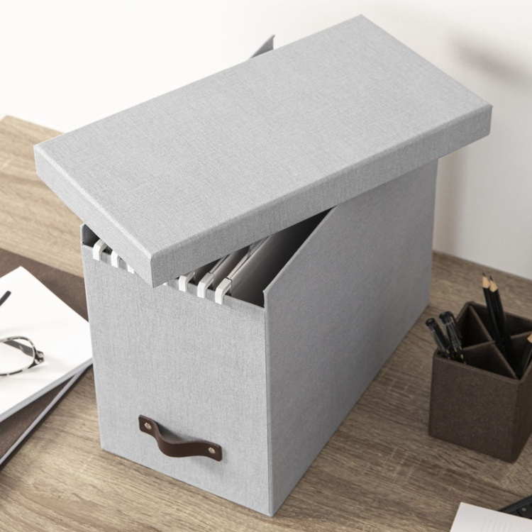 Archive box, BIGSO JOHAN CANVAS, 35 x 18,5 x H 27 cm in the group Storage / Office supplies at SmartaSaker.se (40013)