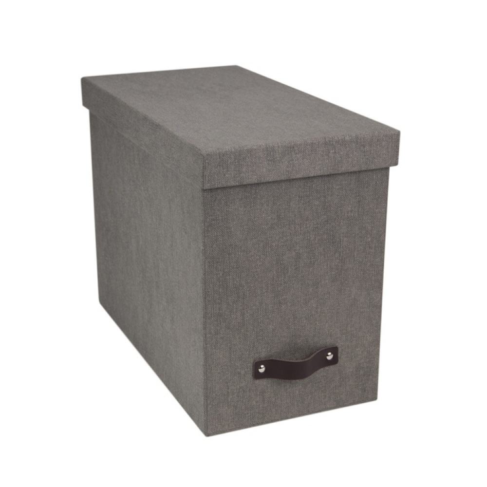 Archive box with hanging folders, Johan canvas, Bigso in the group Storage / Office supplies at SmartaSaker.se (40013)
