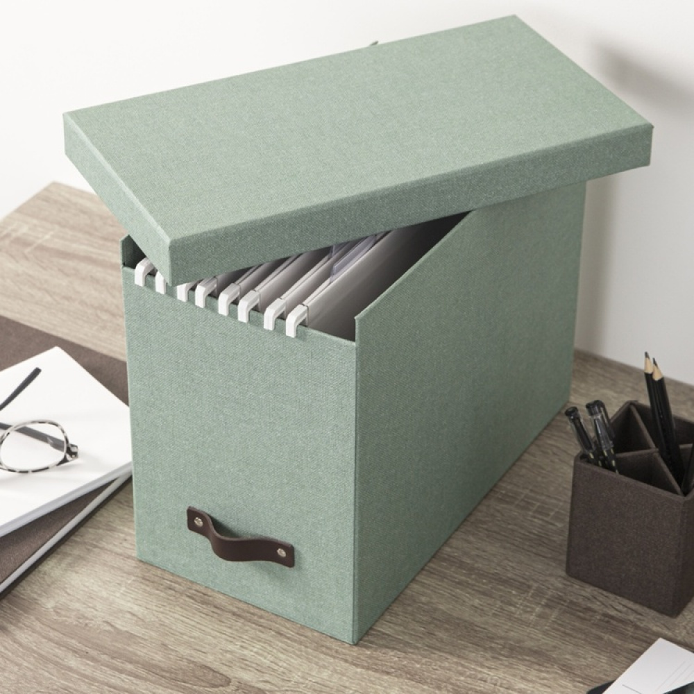 Archive box, BIGSO JOHAN CANVAS, 35 x 18,5 x H 27 cm in the group Storage / Office supplies at SmartaSaker.se (40013)