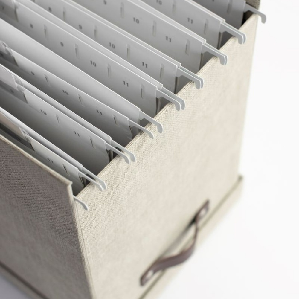 Archive box, BIGSO JOHAN CANVAS, 35 x 18,5 x H 27 cm in the group Storage / Office supplies at SmartaSaker.se (40013)